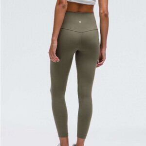 Lululemon Align High-Rise Pant 25" Army Green Size 6